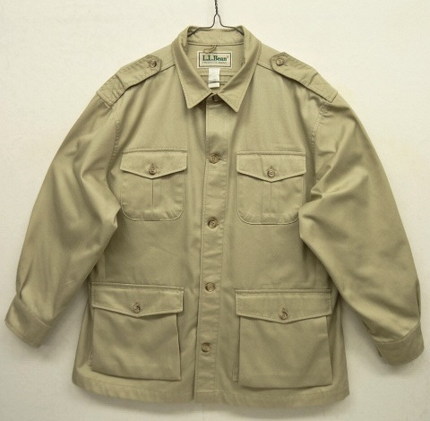 画像: 80'S LL Bean サファリジャケット ベージュ USA製 (VINTAGE) 「Jacket」 入荷しました。