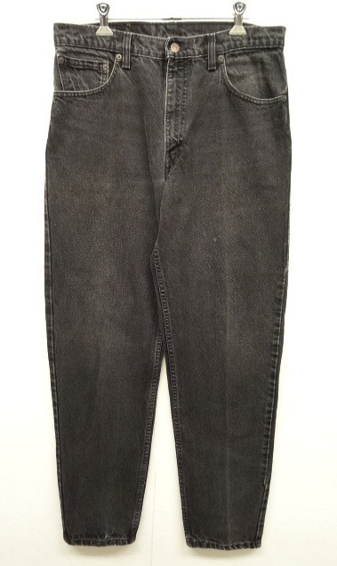 画像: 90'S LEVIS 550 テーパード デニム ブラック カナダ製 W34L32 (VINTAGE) 「Bottoms」 入荷しました。