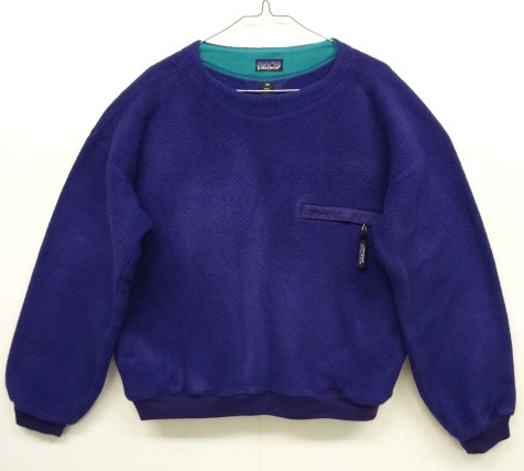 画像: 90'S PATAGONIA 旧タグ フリース クルーネック インクブルー USA製 (VINTAGE) 「Sweat Shirt」 入荷しました。