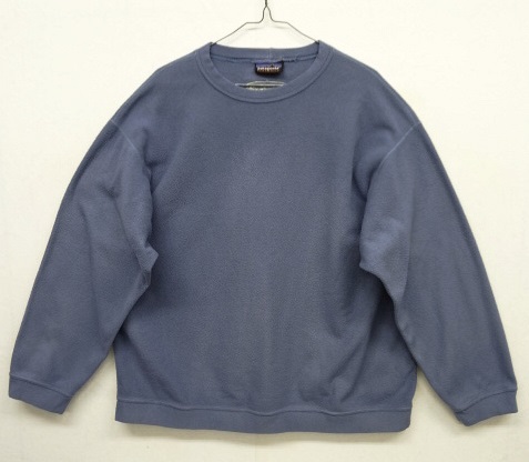 画像: 90'S PATAGONIA オーバルロゴ刺繍 シンチラ クルーネック ライトブルー (VINTAGE) 「Sweat Shirt」 入荷しました。
