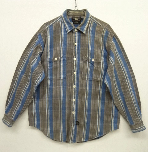 画像: 90'S RRL 初期 三ツ星タグ フランネル ワークシャツ チェック柄 (VINTAGE) 「L/S Shirt」 入荷しました。