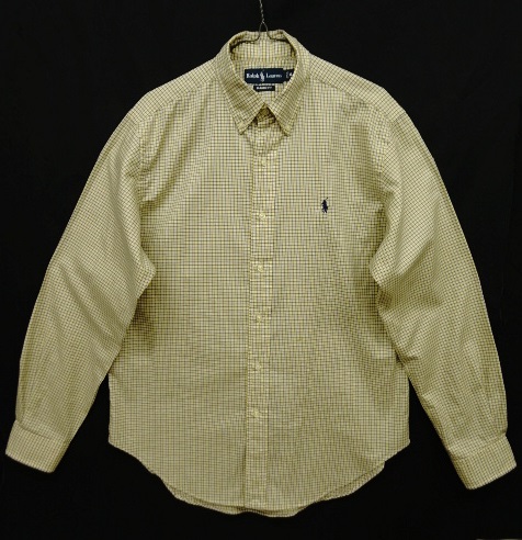 画像: 90'S RALPH LAUREN "CLASSIC FIT" ブロード BDシャツ タッターソールチェック (VINTAGE) 「L/S Shirt」 入荷しました。