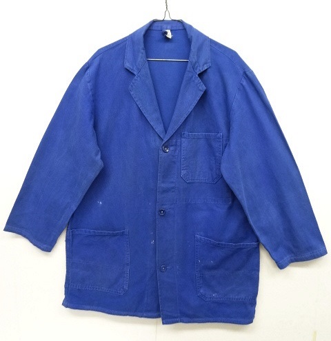 画像: 80'S ユーロワーク コットンツイル ワークコート BLUE (VINTAGE) 「Jacket」 入荷しました。