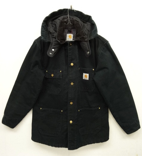 画像: 90'S CARHARTT 裏地ブランケット フード付き ダックジャケット BLACK (VINTAGE) 「Jacket」 入荷しました。