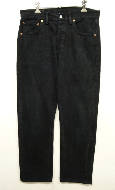 画像: 90'S EURO LEVIS 501 デニム BLACK UK製 W33L32 (VINTAGE) 「Bottoms」 入荷しました。