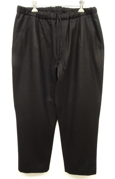 画像: CEASTERS ツープリーツ ウール イージーパンツ BLACK ポルトガル製 (NEW) 「Bottoms」 入荷しました。