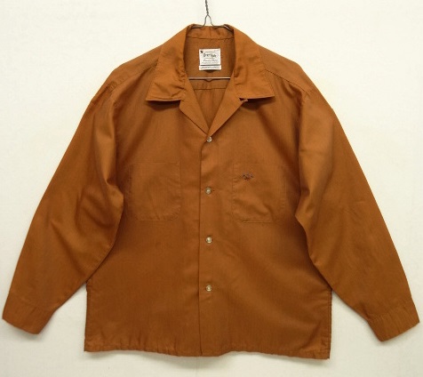 画像: 70'S ROGER HALE "PERMANENT PRESS" オープンカラーシャツ (VINTAGE) 「L/S Shirt」 入荷しました。