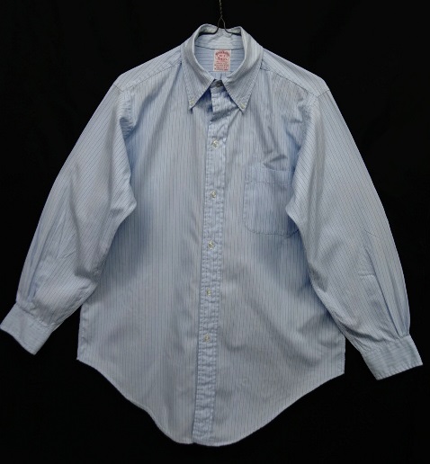画像: 70'S BROOKS BROTHERS "6ボタン" BDシャツ ストライプ USA製 (VINTAGE) 「L/S Shirt」 入荷しました。