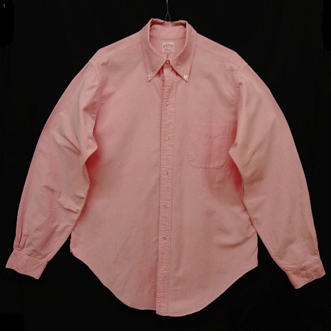 画像: 60'S BROOKS BROTHERS "6ボタン" BDシャツ ピンク USA製 (VINTAGE) 「L/S Shirt」 入荷しました。