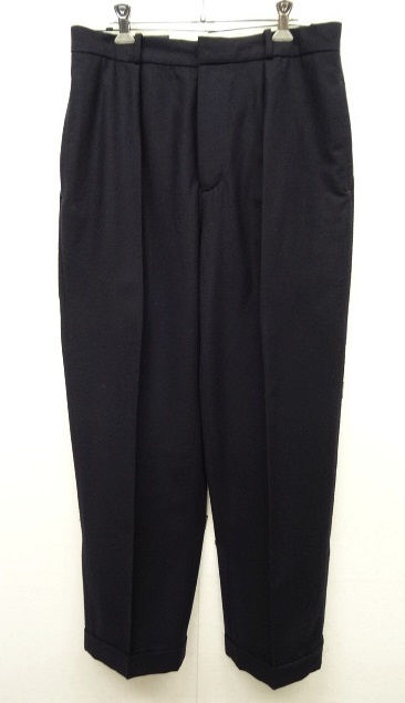 画像: 90'S RALPH LAUREN プリーツ入り ウールパンツ NAVY (VINTAGE) 「Bottoms」 入荷しました。
