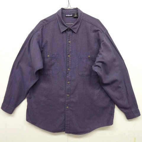 画像: 90'S PATAGONIA 雪無しタグ 長袖シャツ チェック柄 ポルトガル製 (VINTAGE) 「L/S Shirt」 入荷しました。