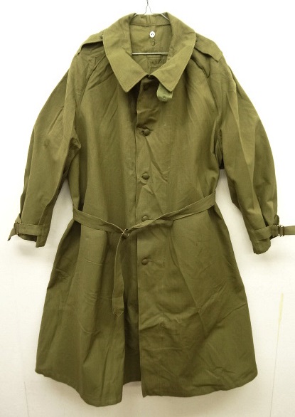 画像: 50'S フランス軍 モーターサイクルコート KHAKI (DEADSTOCK) 「Jacket」 入荷しました。