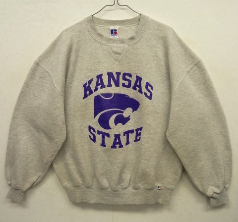 画像: 90'S RUSSELL ATHLETIC 前Vガゼット付き クルーネック スウェットシャツ USA製 (VINTAGE) 「Sweat Shirt」 入荷しました。