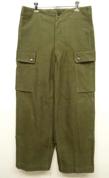 画像: 60'S オランダ軍 ダブルフェイス フィールドパンツ OLIVE 78x80 (VINTAGE) 「Bottoms」 入荷しました。