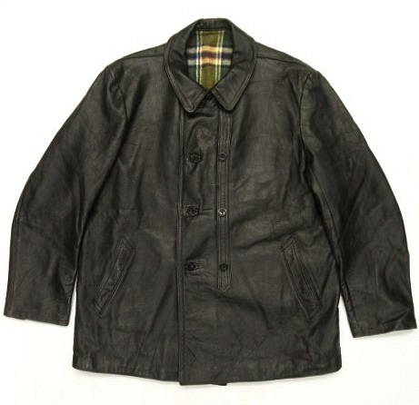 画像: 70'S GVF製 "コルビジェジャケット" 裏地ウール レザージャケット BLACK フランス製 (VINTAGE) 「Jacket」 入荷しました。