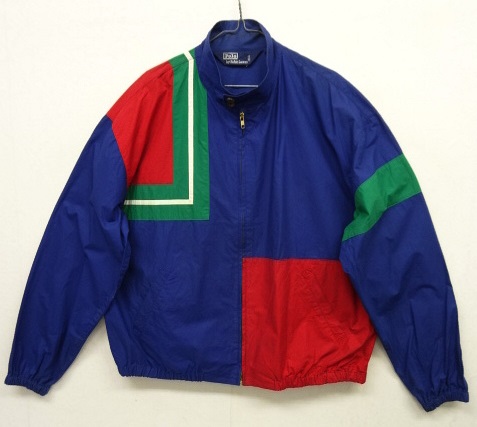 画像: 90'S RALPH LAUREN カラーブロック ドリズラージャケット (VINTAGE) 「Jacket」 入荷しました。