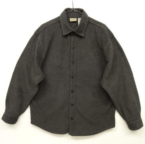 画像: LL Bean フリースシャツ チャコール (VINTAGE) 「L/S Shirt」 入荷しました。