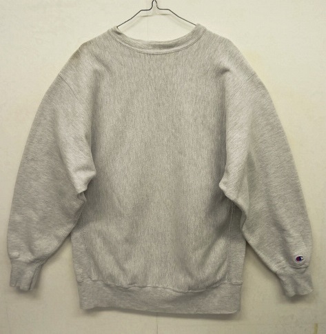 画像: 90'S CHAMPION "目無し" 刺繍タグ リバースウィーブ グレー USA製 (VINTAGE) 「Sweat Shirt」 入荷しました。