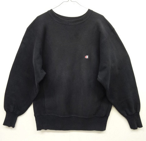 画像: 90'S CHAMPION 刺繍タグ リバースウィーブ 無地 ネイビー USA製 (VINTAGE) 「Sweat Shirt」 入荷しました。