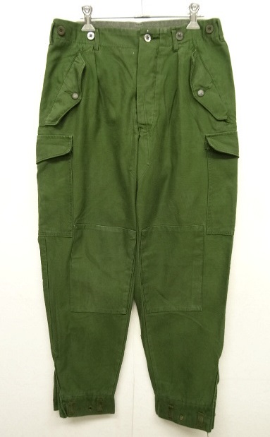 画像: 60'S スウェーデン軍 M59 前期 カーゴパンツ OLIVE (VINTAGE) 「Bottoms」 入荷しました。
