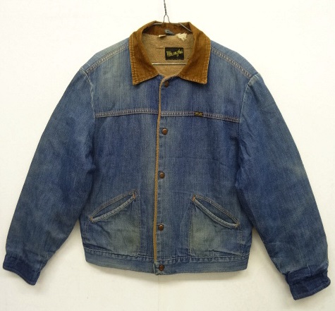 画像: 70'S WRANGLER 襟コーデュロイ 裏ボア付き デニムジャケット INDIGO (VINTAGE) 「Jacket」 入荷しました。