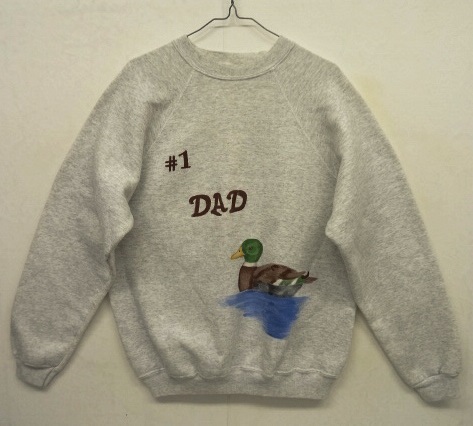 画像: 80'S HANES ハンドペイント クルーネック スウェットシャツ USA製 (VINTAGE) 「Sweat Shirt」 入荷しました。