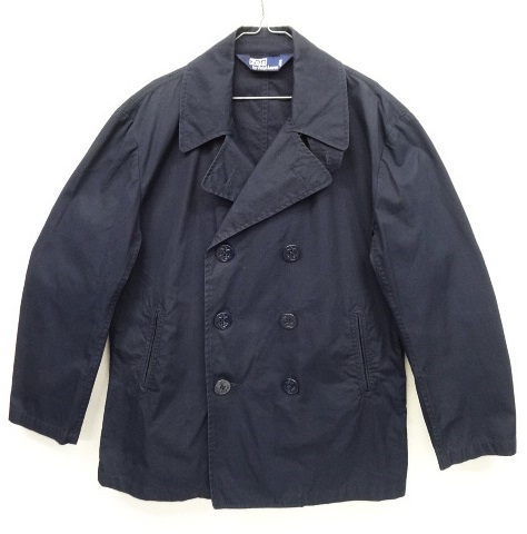 画像: 90'S RALPH LAUREN コットン ピーコート NAVY (VINTAGE) 「Jacket」 入荷しました。