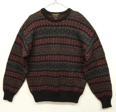 画像: 80'S BROOKS BROTHERS ウール クルーネックニット イングランド製 (VINTAGE) 「Knit」 入荷しました。