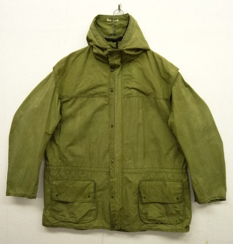 画像: 70'S BARBOUR 1クレスト "UNLINED DURHAM" オイルドジャケット OLIVE イングランド製 (VINTAGE) 「Jacket」 入荷しました。