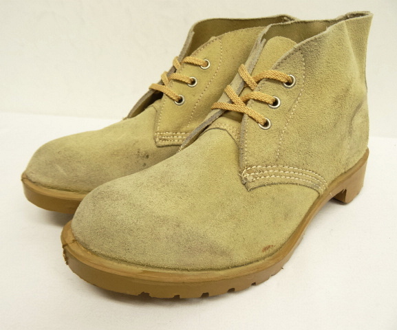 画像: イギリス軍 BRITISH ARMY スウェード デザートブーツ BEIGE (VINTAGE) 「Shoes」 入荷しました。