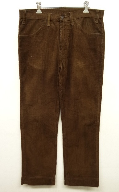 画像: 80'S JC PENNEY コーデュロイパンツ 42TALONジップ DK BROWN (VINTAGE) 「Bottoms」 入荷しました。