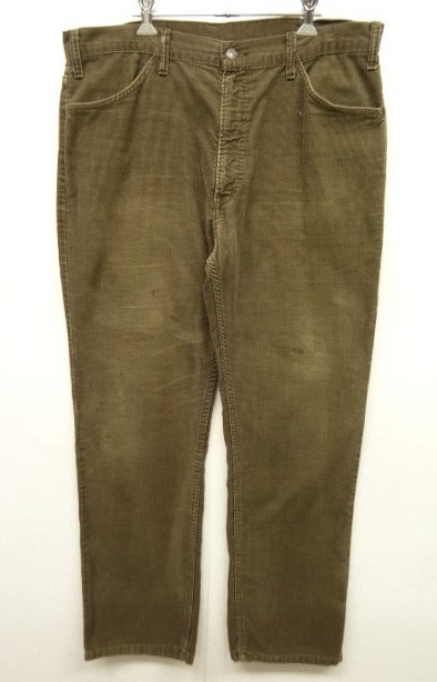 画像: 70'S LEVIS 519 コーデュロイパンツ DK BEIGE 42TALONジップ USA製 (VINTAGE) 「Bottoms」 入荷しました。