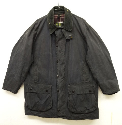 画像: 90'S BARBOUR 3クレスト 旧タグ "BORDER" オイルドジャケット NAVY イングランド製 (VINTAGE) 「Jacket」 入荷しました。