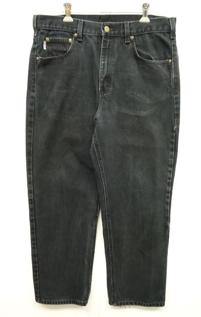 画像: 90'S CARHARTT デニム BLACK (VINTAGE) 「Bottoms」 入荷しました。