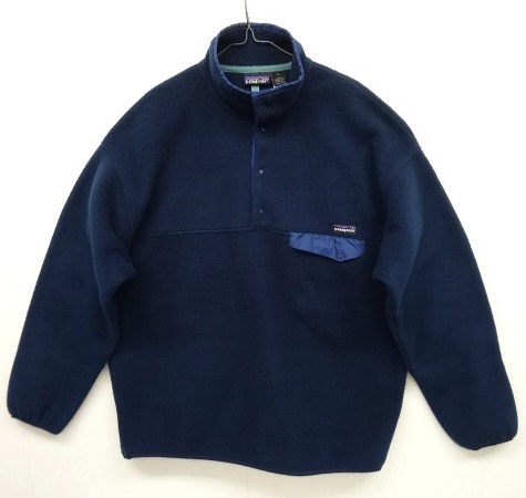 画像: 90'S PATAGONIA 雪無しタグ シンチラ スナップT フリースジャケット ネイビー ポルトガル製 (VINTAGE) 「Jacket」 入荷しました。