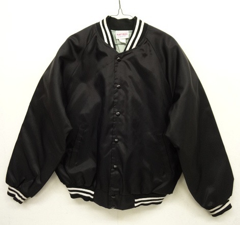 画像: 90'S HARTWELL SPORTS 裏地キルティング ナイロン スタジャン BLACK USA製 (DEADSTOCK) 「Jacket」 入荷しました。