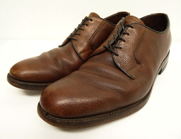 画像: 80'S FLORSHEIM グレインレザー プレーントゥシューズ ブラウン USA製 (VINTAGE) 「Shoes」 入荷しました。