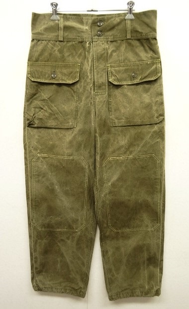 画像: 70'S ユーロワーク マチ付きポケット キャンバスパンツ KHAKI (VINTAGE) 「Bottoms」 入荷しました。