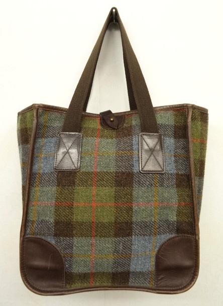 画像: GLENALMOND "HARRIS TWEED" ツイード/レザー トートバッグ スコットランド製 (USED) 「Bag」 入荷しました。