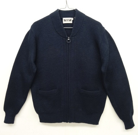 画像: 90'S NORTHERN ISLES フルジップ ニットカーディガン NAVY (VINTAGE) 「Knit」 入荷しました。