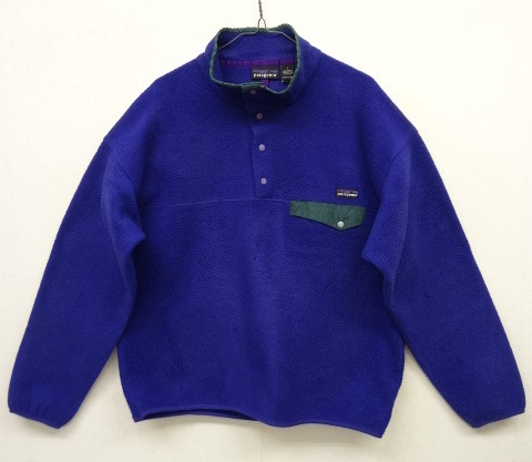 画像: 90'S PATAGONIA 雪無しタグ シンチラ スナップT フリースジャケット ブルー ジャマイカ製 (VINTAGE) 「Jacket」 入荷しました。