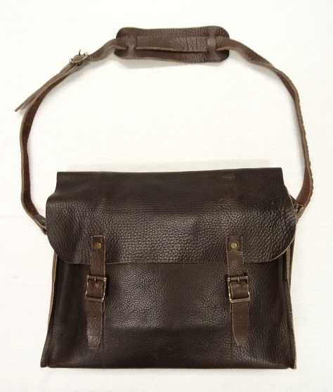 画像: J.CREW "RAILWAY BAG" オールレザー メッセンジャーバッグ BROWN (DEADSTOCK) 「Bag」 入荷しました。