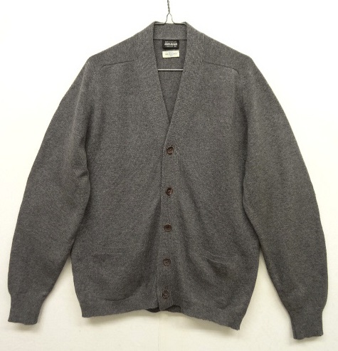 画像: 70'S BROOKS BROTHERS 黒タグ レザーエルボーパッチ付き カーディガン イングランド製 (VINTAGE) 「Knit」 入荷しました。