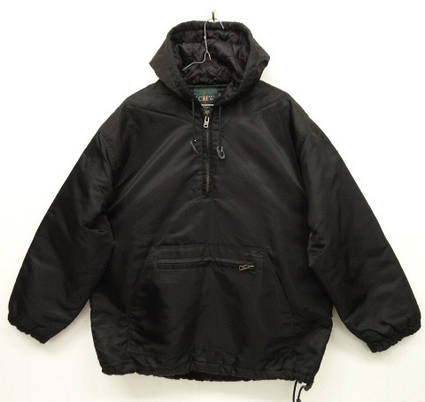 画像: 90'S J.CREW 旧タグ 裏地キルティング アノラックパーカー BLACK (VINTAGE) 「Jacket」 入荷しました。