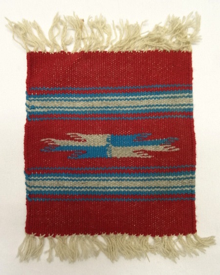 画像: オールド ウール チマヨラグ RED 25cm x 24cm (VINTAGE) 「Antique Goods」 入荷しました。