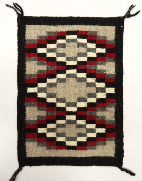 画像: オールド ウール チマヨラグ BLACK 42cm x 30cm (VINTAGE) 「Antique Goods」 入荷しました。