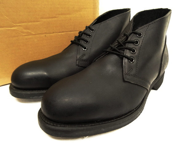 画像: 90'S アメリカ軍 US NAVY スチールトゥ チャッカブーツ BLACK (DEADSTOCK) 「Shoes」 入荷しました。