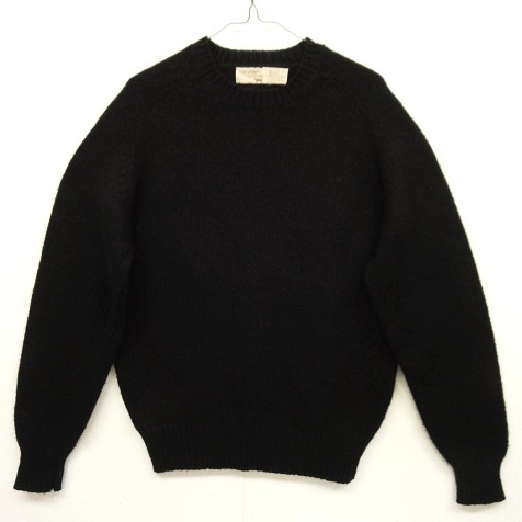 画像: 80'S J.C.PENNEY "THE FOX COLLECTION" クルーネック セーター ブラック (VINTAGE) 「Knit」 入荷しました。