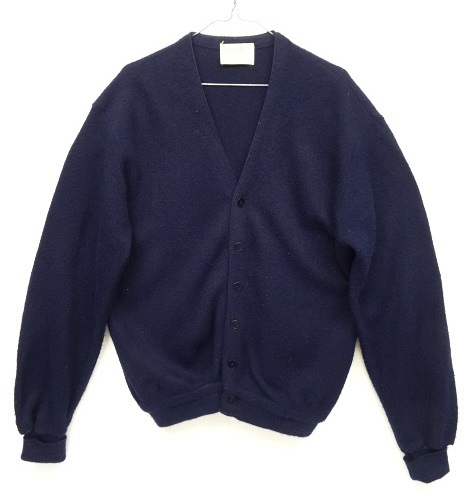 画像: 80'S LORD JEFF "JEFFLINKS" Vネック カーディガン ネイビー USA製 (VINTAGE) 「Knit」 入荷しました。