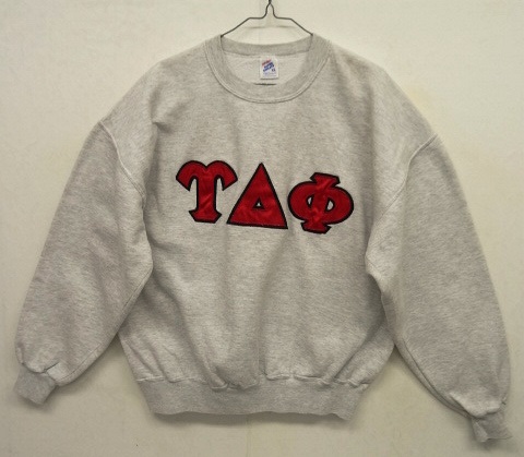 画像: 90'S JERZEES "フラタニティ" クルーネック スウェットシャツ USA製 (VINTAGE) 「Sweat Shirt」 入荷しました。